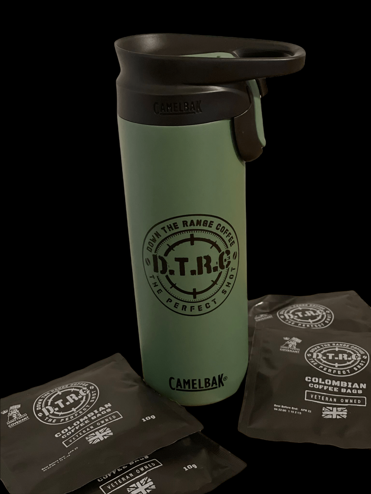 Down The Range Coffee Equipment CamelBak 0.5L Forge Flask Olive Green